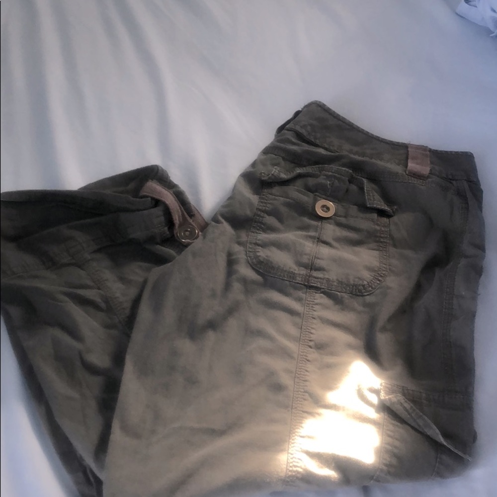 Gray Capri pants